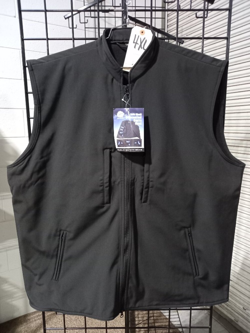 Concealled Carry Vest - Black | 4XL